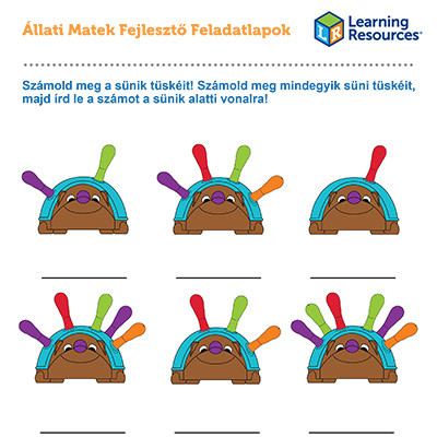 Learning Resources fejlesztőfüzetek ingyenesen letölthető számolás alapjai ovisoknak