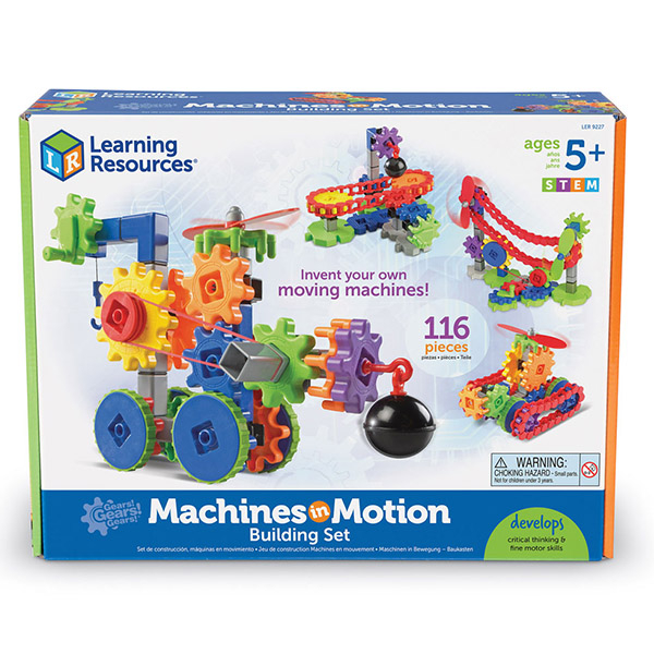Machine Motion fogaskerekes gépépítő játék - Learning Resources Gears Gears Gears