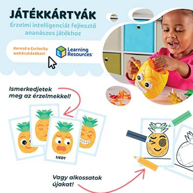Érzelmi intelligencia fejlesztő ananász foglalkoztató készlet