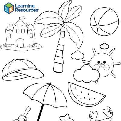 Learning Resources fejlesztőfüzetek ingyenesen letölthető kifestő, szinező