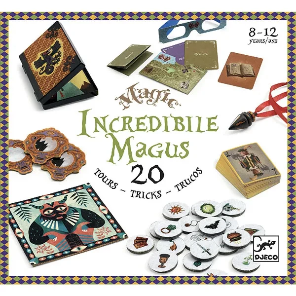 Bűvészkészlet - Incredibile Magus (20 trükk) - Djeco