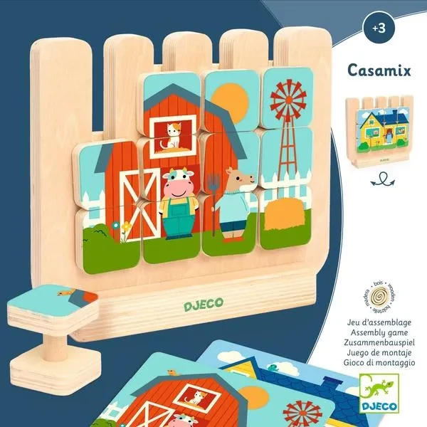 Vertikális puzzle - Casamix - Djeco