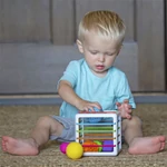 Kép 2/2 - Szenzoros formabedobó babajáték - Fat Brain Toys