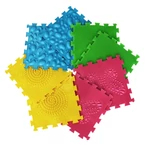Kép 2/3 - Játszószőnyeg babálnak, szenzoros szőnyeg, 1,2,3 éveseknek, Ortho puzzle