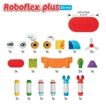 Kép 2/6 - Mágneses robotépítő plus - SmartMax Roboflex Plus