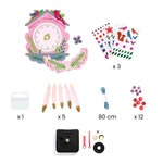 Kép 2/2 - Falióra lányos szobába - Djeco DIY