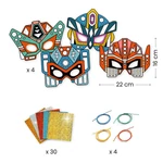 Kép 2/2 - Robotos arcmaszkok - Djeco DIY