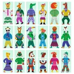 Kép 3/3 - Djeco Eduludo - Mix and Match Modanimo