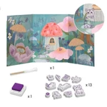 Kép 3/7 - Kreatív műhely - 6 technika - Fluffy Box - Djeco – kiegészítői