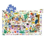 Kép 2/3 - DJECO Megfigyelő puzzle (54 db) - Szülinapi parti