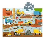 Kép 3/4 - Djeco Óriás puzzle (12+5 db) - Construction site