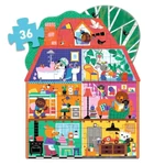 Kép 3/3 - Djeco Óriás puzzle (36 db) - Kisbarátok háza - teljes kép