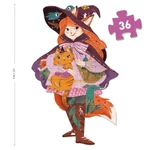 Kép 3/3 - Djeco Óriás puzzle (36 db) - Lili, a kis boszorka - teljes, kirakott kép