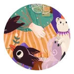 Kép 2/3 - Djeco Óriás puzzle (36 db) - Pio a kis varázsló - kiemelt részlet