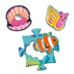 Kép 5/5 - Djeco Óriás puzzle (24+8 db) - Taktilo sea - speciális elemek