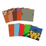 Kép 2/2 - Djeco Origami - Ugró állatok - kiinduló lap és kész