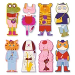 Kép 2/2 - 3 részből összeállítható puzzle - zenélő állatfigurák - Djeco 