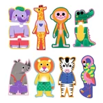 Kép 2/2 - 3 részből összeállítható puzzle - szavanna jellegzetes állatai - Djeco 