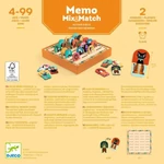Kép 4/4 - Fa memóriajáték - Memo Mix and match - Djeco