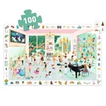 Kép 2/3 - DJECO Megfigyelő puzzle (100 db) - Balett iskola - teljes kp