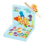 Kép 3/3 - Ludo Sea 4 in 1 társasjáték kicsiknek - Djeco