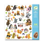 Kép 1/2 - Matricák - Fluffy friends - Djeco
