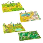 Kép 3/5 - Matricázós sztorik, 3D (újraragasztható) - Állatok - Djeco