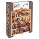 Kép 1/3 - Mese puzzle - Artúr király (100 db-os) - Djeco - DJ07054
