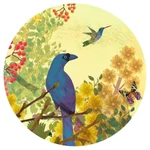 Kép 4/4 - Művész puzzle (1000 db-os) - Békés madarak - Djeco