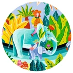 Kép 4/4 - Művész puzzle (1000 db-os) - La fiesta - Djeco