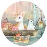 Kép 4/4 - Művész puzzle (350 db-os) - Tündér-tó - Djeco