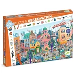 Kép 1/3 - DJECO Megfigyelő puzzle (200 db) - Város - DJ07515