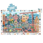 Kép 2/3 - DJECO Megfigyelő puzzle (200 db) - Város - teljes kép