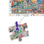 Kép 3/3 - DJECO Megfigyelő puzzle (200 db) - Város - képrészlet keresés bemutatása