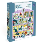 Kép 1/2 - Mese puzzle - Piroska és a farkas (35 db-os) - Djeco