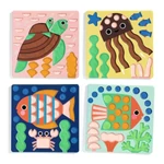 Kép 2/6 - Színezés levegőn száradó gyurmával - Cheeky Underwater - Djeco