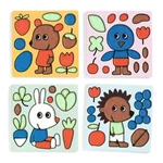 Kép 2/6 - Színezés levegőn száradó gyurmával - Naughty Garden Friends