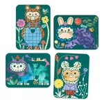 Kép 2/6 - Vízzel színező (ovisoknak) - Dressed-Up Animals  - Djeco