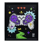 Kép 2/6 - Neon kép készítő készlet - Gamepad - elkészült kép