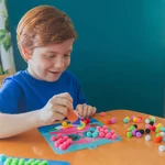 Kép 2/2 - Képkészítés pomponokkal - 1 000 db pompon készlet