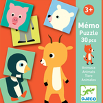 Kép 1/2 - Párosító puzzle -állatos - DJECO Memo Animo