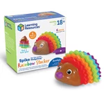 Kép 1/3 - Finommotorika fejlesztő szivárvány süni Spike Rainbow Stackers LER9105