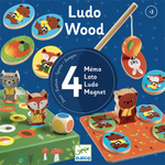 Kép 1/2 - Társasjáték 2-3-4 éveseknek - Djeco Wood DJ1628