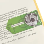 Kép 2/2 - Focilabdás könyvjelző 2db