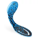 Kép 4/5 - Könyvjelző olvasólámpa - Blue digital - Flexilight - használat közben, meghajlítva