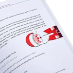 Kép 4/8 - Mikulás és rénszarvas - mágneses sorjelölő könyvjelző (2 db)
