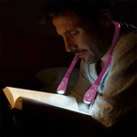 Kép 8/8 - Pink tölthető nyaklámpa olvasáshoz - Neklite