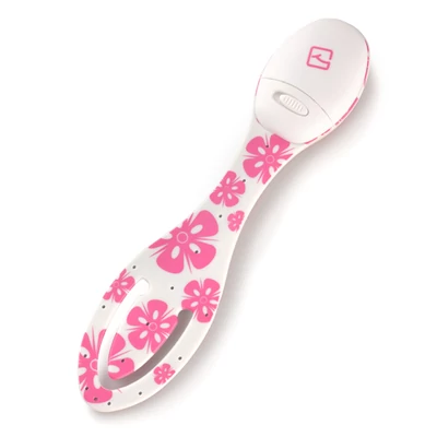 Flexilight Pink Flowers  könyvjelző olvasólámpa