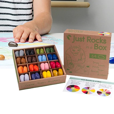 Crayon Rocks - Kavicskréta (zsírkréta) Just Rocks 64 db