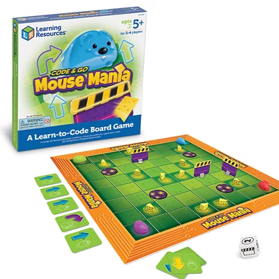 Programozós társasjáték - Code  &amp; Go®  Robot Mouse Mania (LER2863)